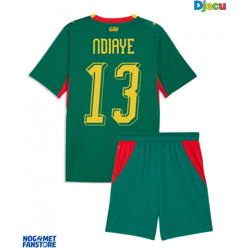 Senegal Iliman Ndiaye #13 Gostujuci Dres za djecu SP 2026 Kratak Rukav (+ Kratke hlače)